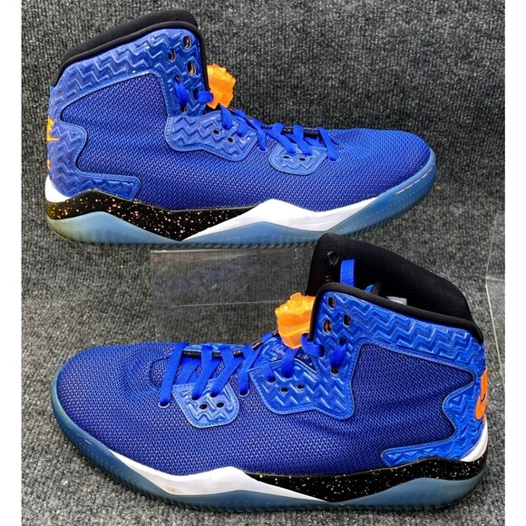 🔥 Air Jordan CP3.VIII AE Blue/Black/Orange Chris Paul PE 807541-405 Sz 12.5 - Picture 12 of 13